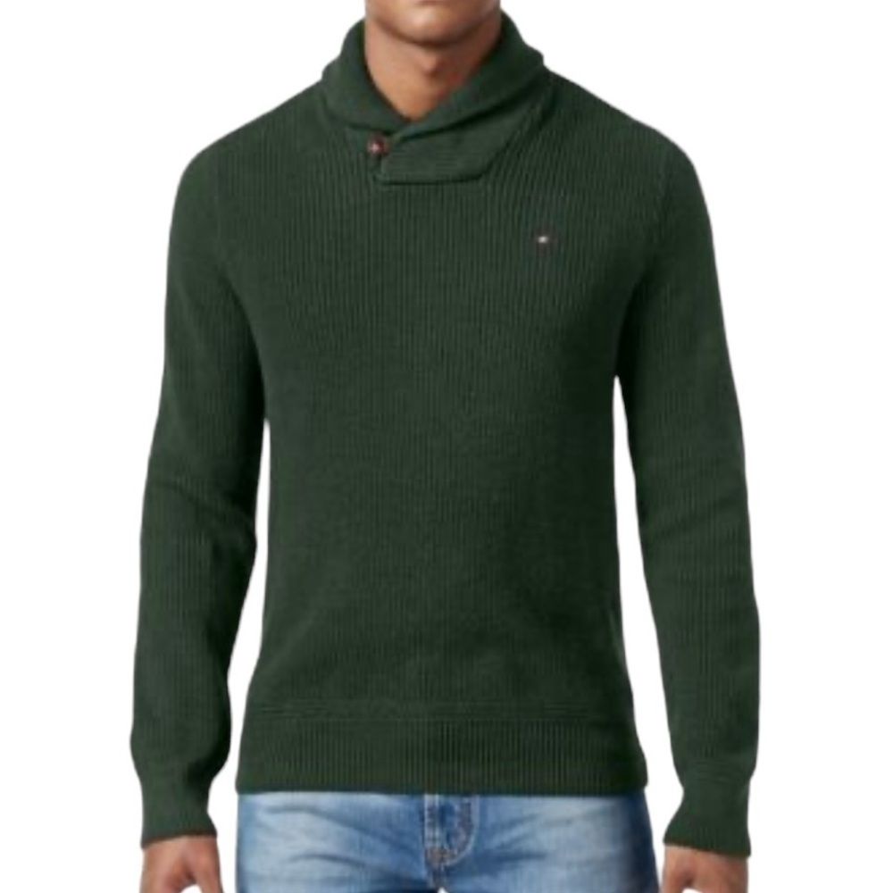 Tommy Hilfiger Men's Harrington Shawl-collar Sweater In Mountain V | ModeSens